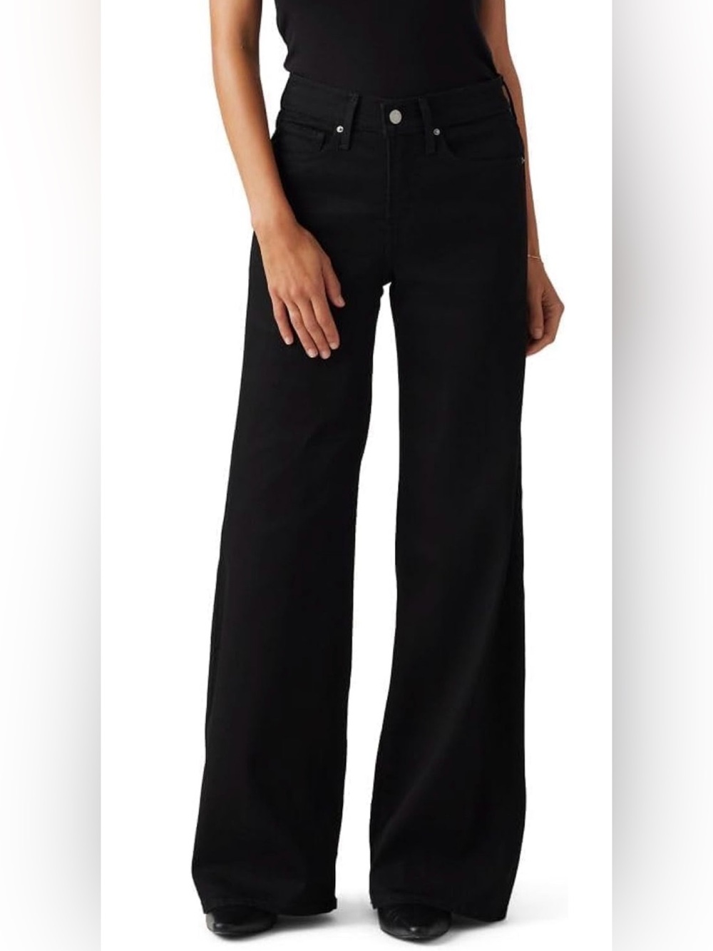 Levi's Black Wide Leg Jeans